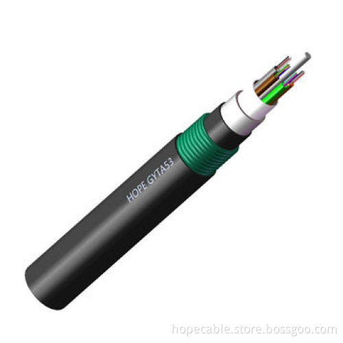 Water-blocking cable, 4-144 cores fiber count, long distance and local area network communicate